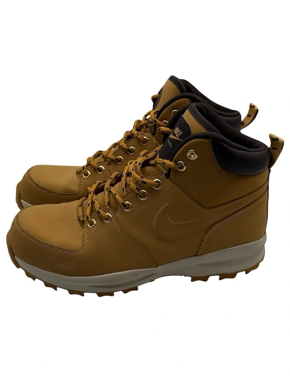Nike Manoa Leather Boots Haystack Wheat Men’s 9 Water Resistant